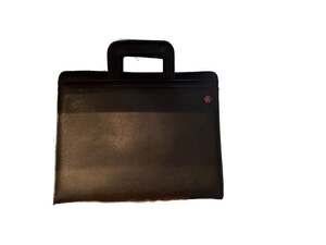 Wenger SwissGear Black Leather Portfolio NWOT.